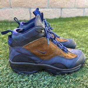 Nike ACG Vintage 90s Chunky Hiking Unisex Gorpcore Boots Leather Sneaker 8.5/11